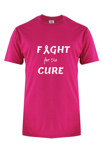 Hot Pink Unisex T-shirt - Fight for the Cure